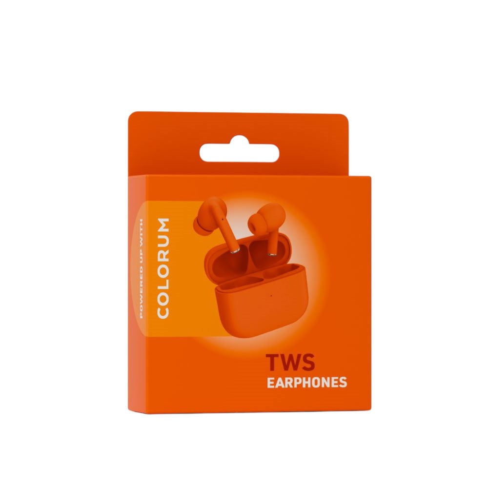 Colorum True Wireless Hodetelefoner - Orange