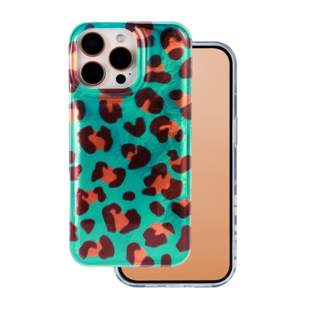 iPhone 15 Pro Fleksibelt Plast Deksel - Gepard