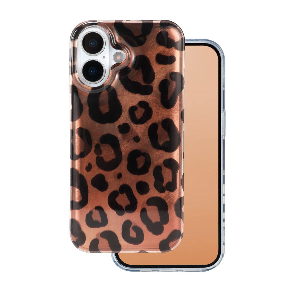 iPhone 16 Fleksibelt Plast Deksel - Panther