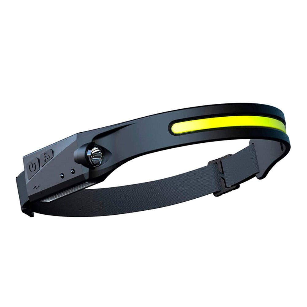 Hurtel LED Hodelykt med Sensor - Svart