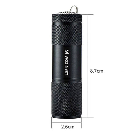 Wozinsky WLD-9L UV-Lommelykt for Sporedeteksjon - Svart