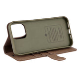 iPhone 13 Pro Max Onsala Eco Lommebok - Nedbrytbart deksel med lommebok - Brun