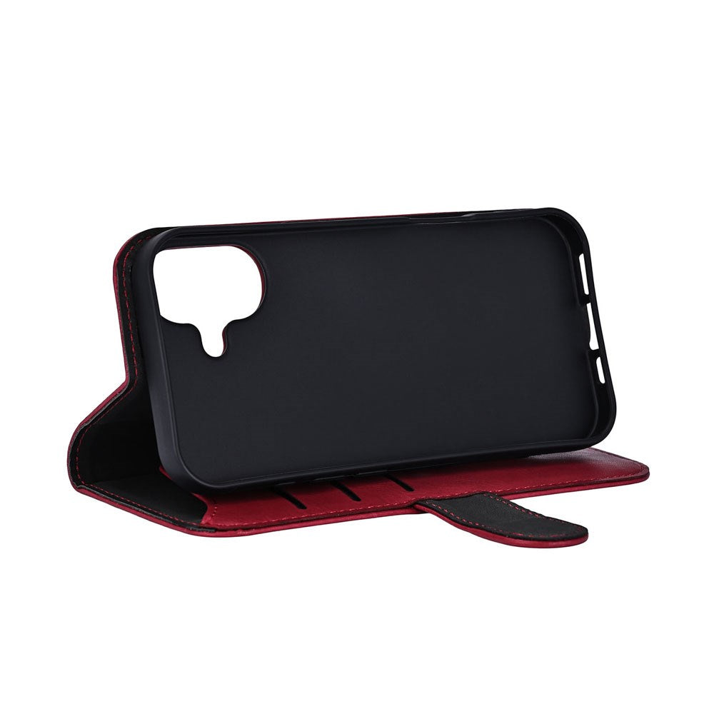 iPhone 17 GEAR Kunstskinn Flip Deksel - MagSafe Kompatibel - Rød