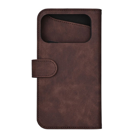 iPhone 17 Pro Max GEAR Kunstskinn Flip Deksel - MagSafe Kompatibel - Brun