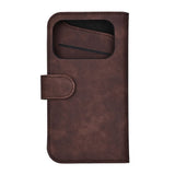 iPhone 17 Pro GEAR Kunstskinn Flip Deksel - MagSafe Kompatibel - Brun