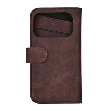 iPhone 17 Pro GEAR Kunstskinn Flip Deksel - MagSafe Kompatibel - Brun