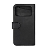 iPhone 17 Pro Max GEAR Kunstskinn Flip Deksel - MagSafe Kompatibel - Svart