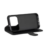 iPhone 17 Pro Max GEAR Kunstskinn Flip Deksel - MagSafe Kompatibel - Svart