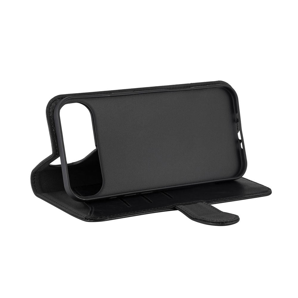 iPhone Air GEAR Kunstskinn Flip Deksel - MagSafe Kompatibel - Svart