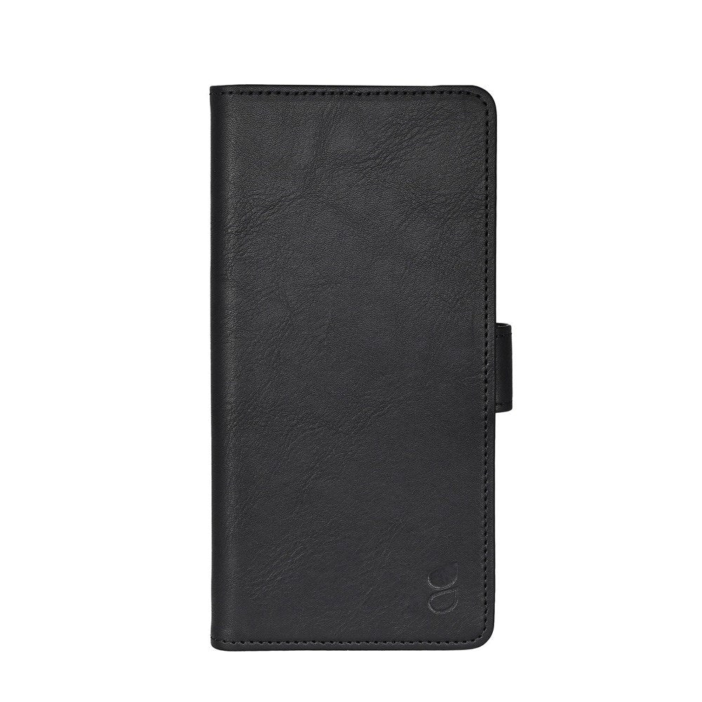 Samsung Galaxy S25 Ultra GEAR Classic Flip-deksel Kunst Skinn med Kortholder - Svart