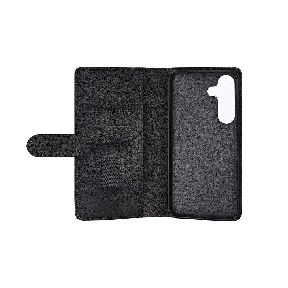 Samsung Galaxy S25+ (Plus) GEAR 2-i-1 Deksel i Kunstskinn med Kortholder - Svart