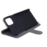GEAR iPhone 11 Wallet - Flippdeksel i PU Skinn med Lommebok - Brun