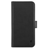 iPhone 13 Pro Max GEAR 2-i-1 Skinn Flipp Deksel med Lommebok og Magnet - Svart