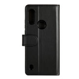 GEAR Motorola Moto E6s (2020) / E6i Wallet PU Skinndeksel m. Lommebok Sort