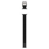 Apple Watch (42/44/SE/45/46/49mm) Spigen Durapro Flex Stoff Stropp med Sinkspenne - Svart