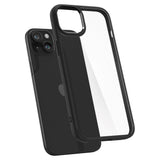 iPhone 15 Plus Spigen Ultra Hybrid Deksel - Gjennomsiktig / Svart