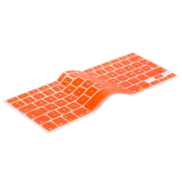 Philbert MacBook Pro 17" / Pro 15" Retina / Pro 15" / Pro 13" Retina / Pro 13" / Air 13" / Air 11" Keyboard Deksel m. Dansk Tastatur - Oransje