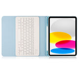 iPad 11" (2025) / iPad 10.9" (2024/2022) Tech-Protect Keyboard Deksel Med Pencil Holder - Engelsk Layout - Blå