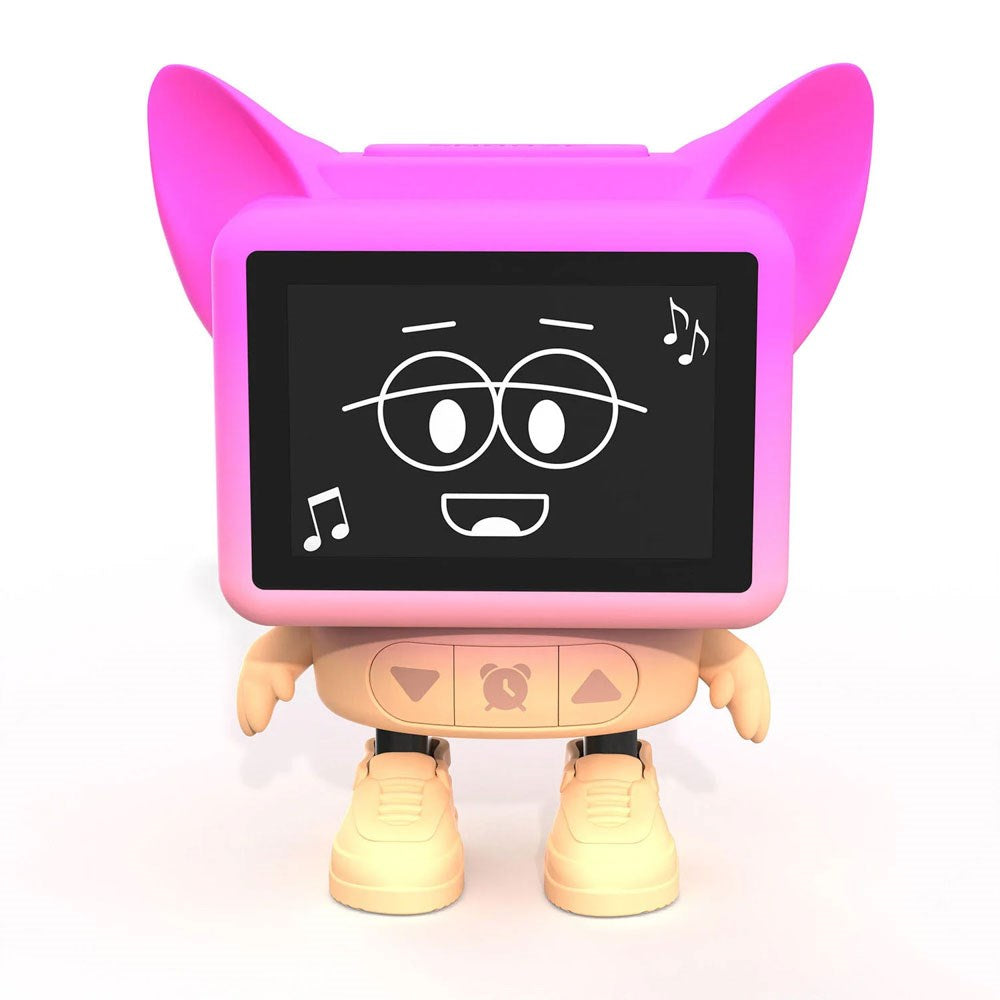MOB - Dancing Alarm Clock Bluetooth Høyttaler - Rosa