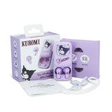 Kuromi OTL True Wireless In-Ear Hodetelefoner med Skyvbart Ladeetui - Lilla