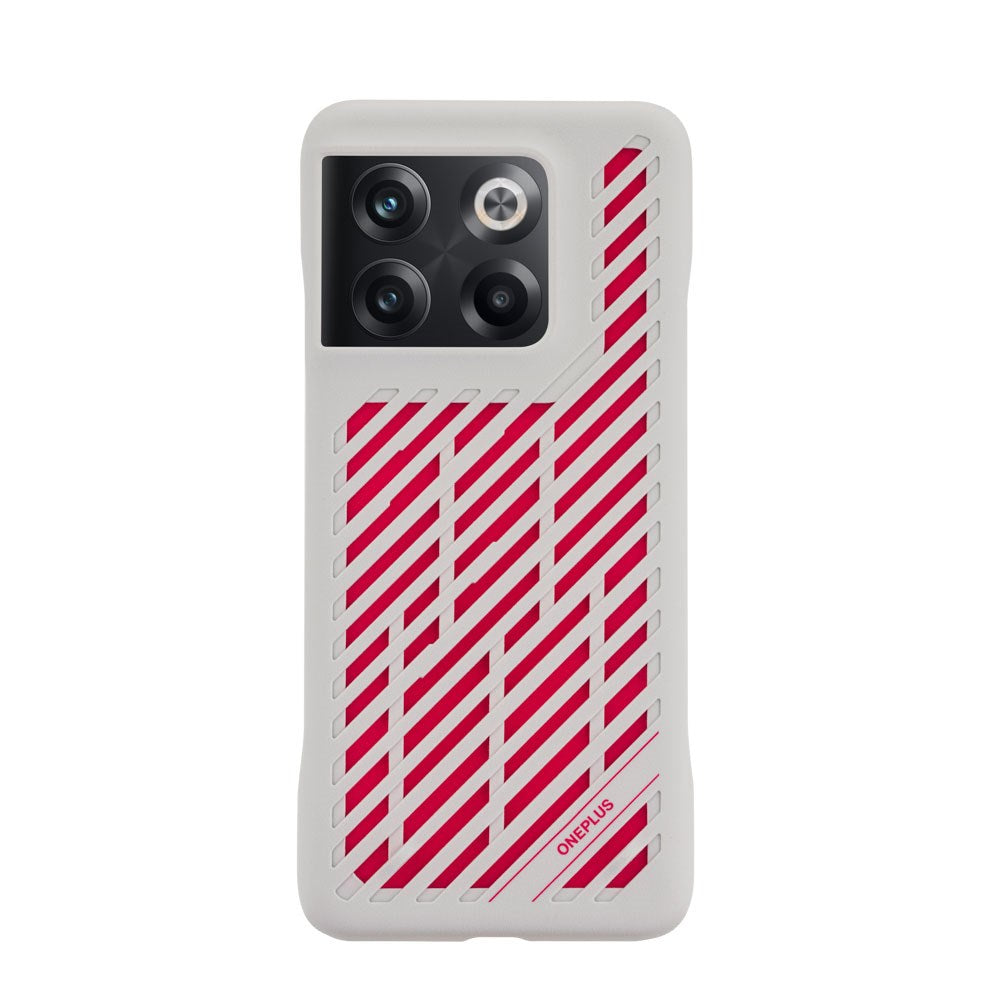 OnePlus 10T UAG Glacier Matt Varmeavledende Deksel - Grå / Rød