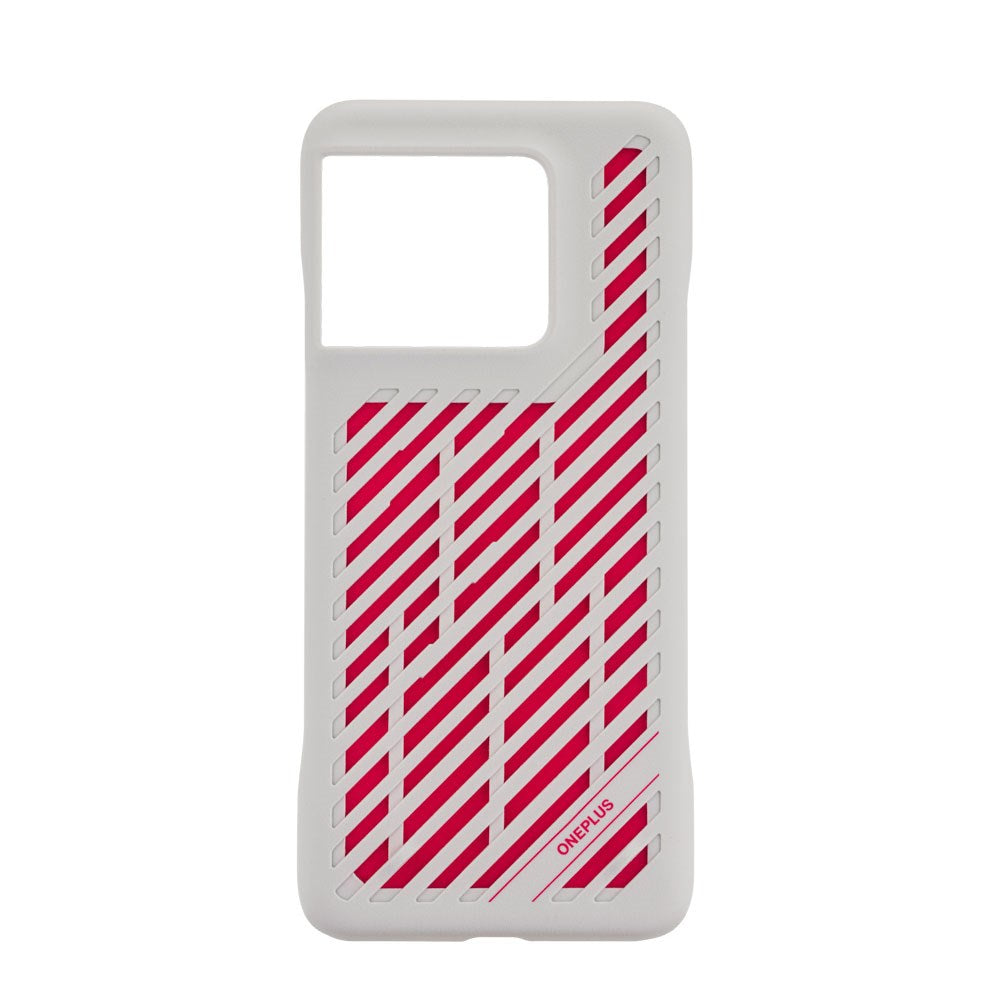 OnePlus 10T UAG Glacier Matt Varmeavledende Deksel - Grå / Rød