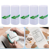 Selvklebende Termisk Fotopapir - 57 x 25 mm - 5 stk - Hvit
