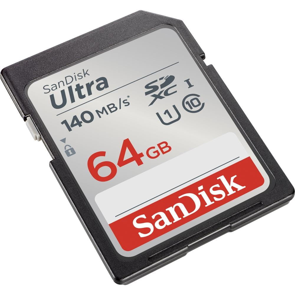 SanDisk 64GB Ultra Micro SDXC Minnekort - 140MB/s - Svart