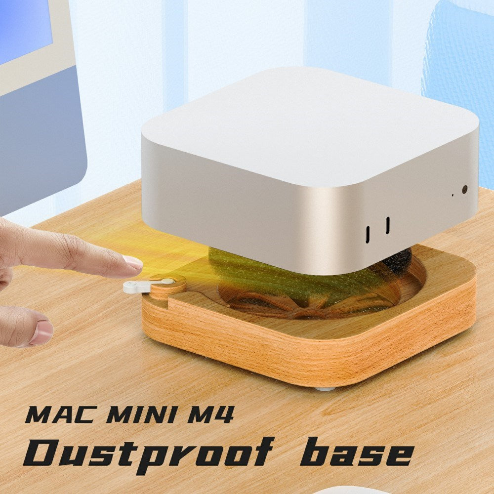 Mac Mini M4 / M4 Pro Tre Stativ – Støvbeskyttelse, Kjøling & Elegant Design