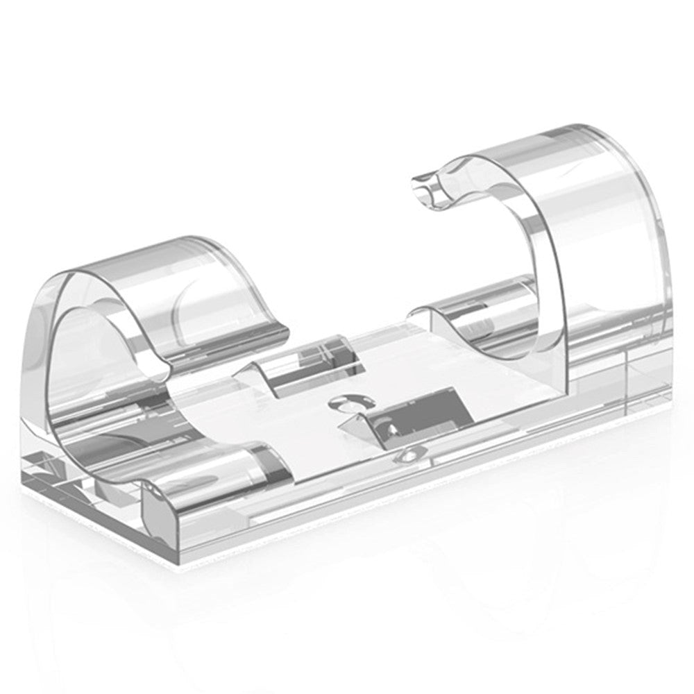 CableCreation Dobbeltklebende Kabelholder - Small - 50 stk - Gjennomsiktig