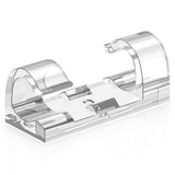 CableCreation Dobbeltklebende Kabelholder - Small - 50 stk - Gjennomsiktig