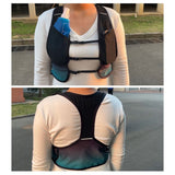 Unisex Løpevest med Reflekser og Lomme til Vannflaske - Svart
