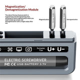 Elektronisk Skrutrekkersett 32-i-1 med USB-C-Lading - Oransje