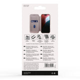 iPhone 16 Pro Vivanco Classic Wallet Kunstskinn Flipdeksel med Lommebok - MagSafe Kompatibel - Greige