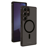 Vivanco Samsung Galaxy S25 Ultra Mag Pro Cover – Gjennomsiktig/Svart