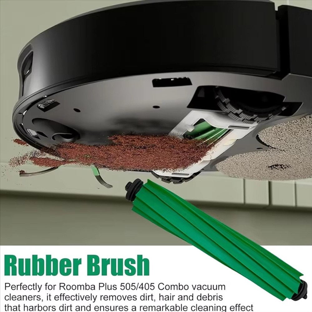 Støvsugerbørste til iRobot Roomba Plus 505 Combo / 405 Combo Robotstøvsuger – Grønn