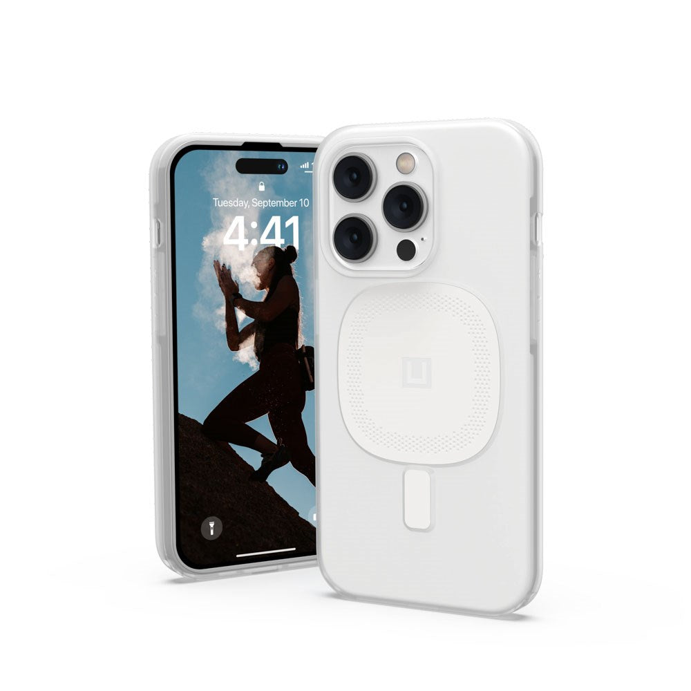 iPhone 14 Pro UAG Lucent 2.0 Deksel - MagSafe Kompatibel - Marshmallow