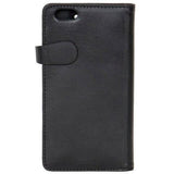 iPhone 6 Plus / 6s Plus Buffalo 2-i-1 Ekte Skinn Flip Deksel - Svart