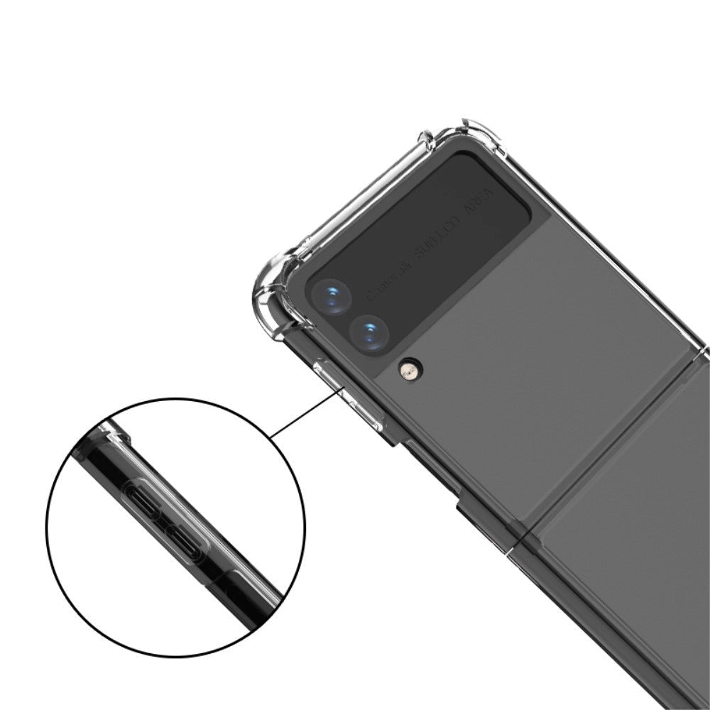 Samsung Galaxy Z Flip4 (5G) Plastbakdeksel - Gjennomsiktig