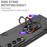 EIDERWOOD Samsung Galaxy Z Fold4 (5G) Håndverker Deksel med Kickstand - Svart