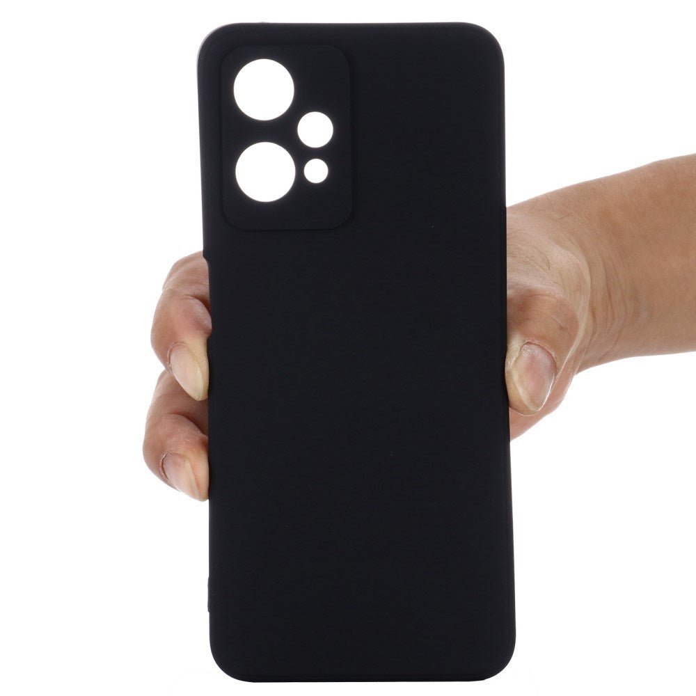 EIDERWOOD OnePlus Nord CE 2 Lite (5G) Liquid Silikon Deksel med Stropp - Svart