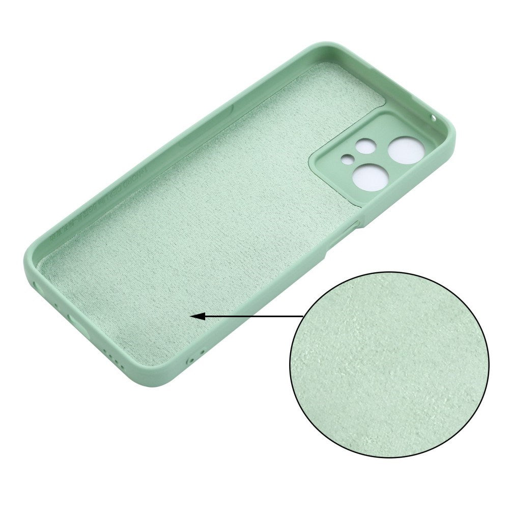 EIDERWOOD OnePlus Nord CE 2 Lite (5G) Liquid Silikon Deksel med Stropp - Grønn