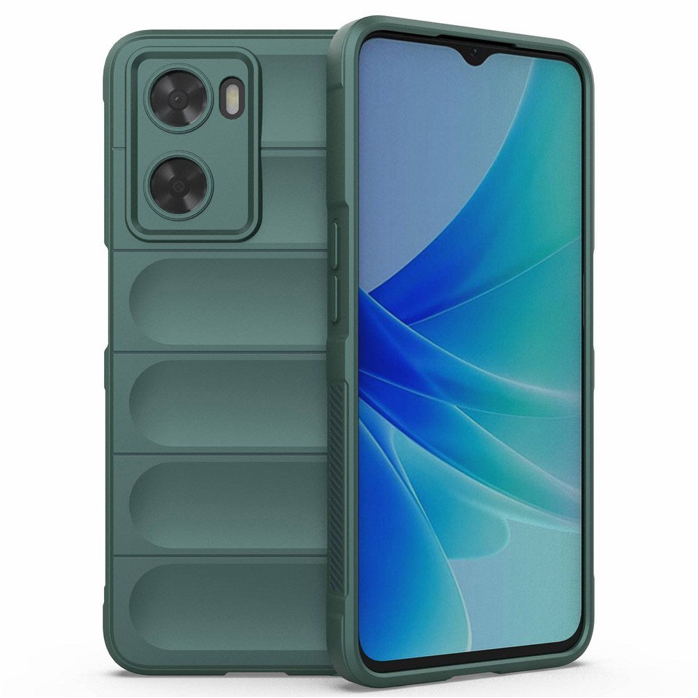 OPPO A57 / A57s EIDERWOOD Fleksibelt Plast Deksel - Grønn