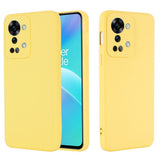OnePlus Nord 2T (5G) Silikon Bakdeksel m. Stropp - Gul