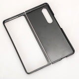 EIDERWOOD Samsung Galaxy Z Fold4 (5G) Plast Deksel med Kunstskinn – Svart