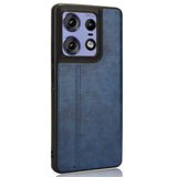 EIDERWOOD Motorola Edge 50 Pro Skinnbelagt Deksel - Blå