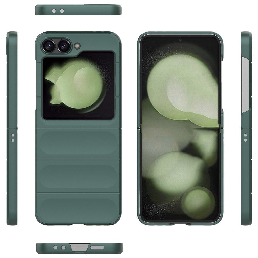 EIDERWOOD Samsung Galaxy Z Flip7 FE / Flip6 Fleksibelt Plastdeksel - Grønn