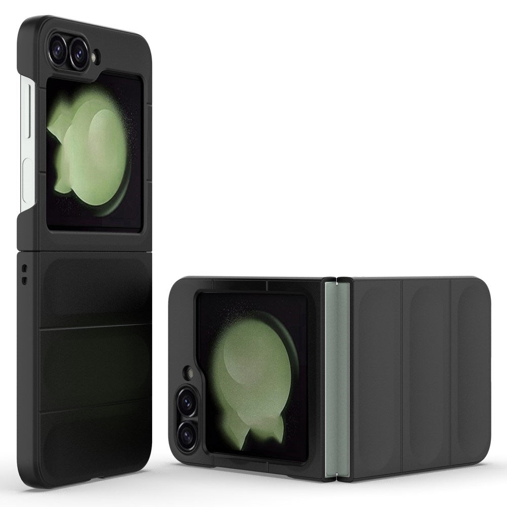 EIDERWOOD Samsung Galaxy Z Flip7 FE / Flip6 Fleksibelt Plastdeksel - Svart