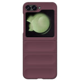 EIDERWOOD Samsung Galaxy Z Flip7 FE / Flip6 Fleksibelt Plastdeksel - Vinrød