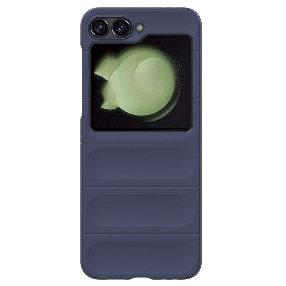 EIDERWOOD Samsung Galaxy Z Flip7 FE / Flip6 Fleksibelt Plastdeksel - Mørke Blå